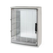 FAMATEL 39168-T Skříň MAGNA IP65, 800x600x265mm, průhledné dveře, montážní deska