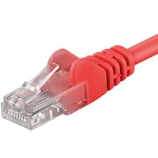 PREMIUMCORD sp6utp010R Patch kabel UTP RJ45-RJ45 CAT6 1m červená