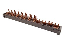 BONEGA Kombinovaná propojovací lišta měděná celkem pro 18 modulů *08-4P4V28H16