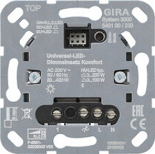 GIRA 540100 S3000 Uni LED stmívací vložka Komfort Vložka
