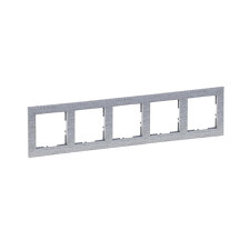 LEGRAND 721565 SUNO rámeček pětinásobný broušený hliník