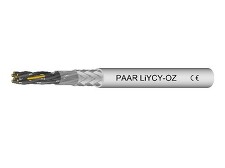 LiYCY-OZ 4x1 Flexibilní kabel, Cu stínění, číslované černé žíly, EMC *02163721