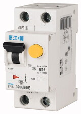 EATON 112873 PFL6-10/1N/B/003-A Chránič s nadproudovou ochranou 250A+puls.SS A 1+N 6kA B 0.03A 10A
