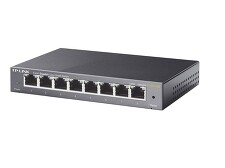 TP-LINK TL-SG108E Switch 8 portový, QoS, VLAN, spravovatelný, desktop 