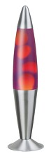 RABALUX 4106 Lollipop 2 E14 G45 1x MAX 25W IP20 oranžová/ nachová/ stříbrná