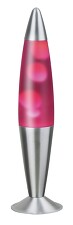 RABALUX 4108 Lollipop 2 E14 G45 1x MAX 25W IP20 průhledná/ růžová/ stříbrná