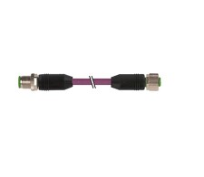 MURR 7000-40531-8031000 M12/5-pin/vidl/přímý - kabel PUR, fialový, UL/CSA, stíněný, L=10,0m