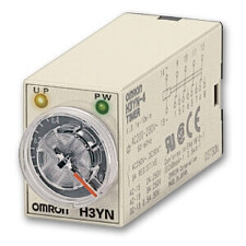 OMRON H3YN-4 AC100-120 časovač s polovodičovým relé, s polovodičovým výstupem, kontakty: 4PDT, 14pinů, jednoduché kontakty, napájení 100-120VAC