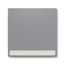 ABB 3559T-A00610 241, ZONI Kryt spínače jednoduchý, s popisovým polem; šedá