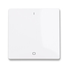 ABB 3559T-A00655 500, ZONI Kryt spínače jednoduchý s potiskem, pro řazení 2; bílá