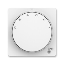 ABB 3292T-A00300 240, ZONI Kryt termostatu prostorového s otočným ovládáním; matná bílá