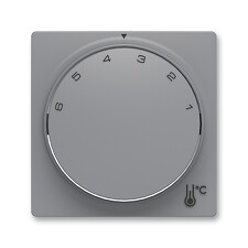 ABB 3292T-A00300 241, ZONI Kryt termostatu prostorového s otočným ovládáním; šedá