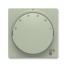 ABB 3292T-A00300 243, ZONI Kryt termostatu prostorového s otočným ovládáním; olivová
