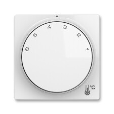 ABB 3292T-A00300 500, ZONI Kryt termostatu prostorového s otočným ovládáním; bílá