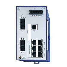 HIRSCHMANN 943 434-003 RS20-0800M2M2SDAE Fast Ethernet OpenRail switch 2x MM SC uplink & 6 TX RJ45