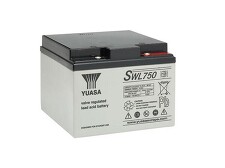 YUASA SWL750 Olověný akumulátor 12VDC 25Ah závit M5  122x166x175mm
