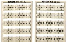 WAGO 209-608 Blok označovacích štítků 101-150
