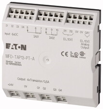 EATON 106045 MFD-TAP13-PT-A Jednotka I/O, 24VDC, 6 vstupů, 4 výst. tranz., 1AO