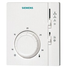 SIEMENS RAB21-DC Prostorový termostat 24V/DC v systémech vytápění nebo chlazení