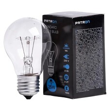 PATRON 05177 Žárovka 230V 25W E27 čirá pro průmyslové použití