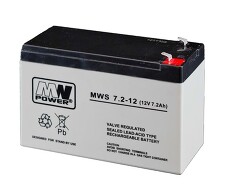 MPL MWS 7.2-12 Bezúdržbový záložní akumulátor 12V 7.2Ah faston 4.75mm