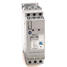 ALLEN BRADLEY 150-C43NBR Softstartér SMC-3, 3-Wire, Open Type, 43A, 480V, 3-Phase, 50/60Hz Max, Control Voltage 24V AC/DC