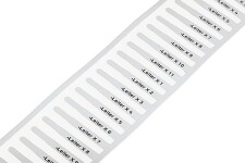 WAGO 211-821 Zásuvný štítek, pro Smart Printer pro použití v tryskách, bílá