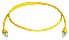 TELEGÄRTNER L00003A0059 RJ45 síťový kabel CAT 6A S/FTP 5.00 m žlutá 5m samozhášecí