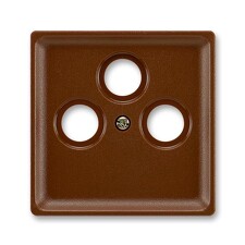 ABB 5011C-A201 H3, CLASSIC Kryt zásuvky TV+R+SAT; hnědá
