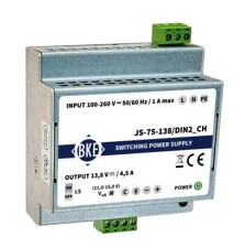 BKE JS-75-138/DIN2_CH DIN35 Napájecí zdroj 6M 13,8V/DC  4,5A 75W s UPS