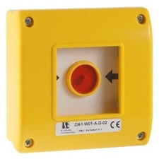 SPAMEL OA1-W01-B.G\11 Ruční havarijní tlačítko na omítku-žluté *B13700
