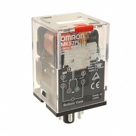 OMRON MKS2PI 120VAC relé pro všeobecné použití, kontakty: DPDT 120V/AC