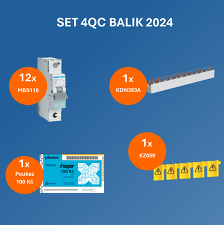 HAGER Akční set 4QC balík 2024 + poukaz 100 Kč