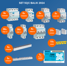HAGER Akční set 5QC balík 2024 + poukaz 1000 Kč