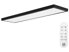 IMMAX 07278L NEO LITE FRAME Smart stropní svítidlo 120x30cm, IP44, CCT, WiFi, Tuya, BEACON, dálkové ovládání, černá