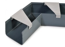 CWS 004039V Ohyb 60° kabelového žlabu ZEKAN 1G (100x100 mm), šedá