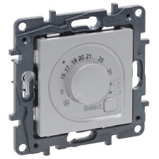 LEGRAND 863341B Niloé STEP Pokojový termostat hliník