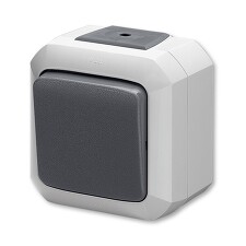 ABB 3558N-C06510 S Přepínač střídavý, řazení č.6, IP54 ,šedá