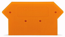 WAGO 284-317 Koncová a středová přepážka 2,5mm oranžová