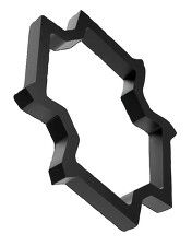 DUOCLIPS DC-2250-100 Kabelová příchytka, šířka drážky 22-50mm (bal=100ks)