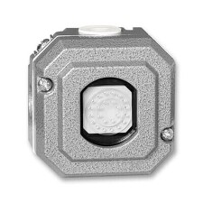 ABB 3558N-C01850 Spínač jednopólový, řazení 1, Al, IP55, IK09; šedá