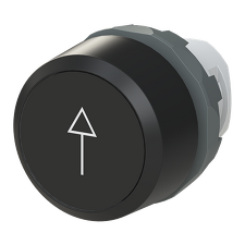 ABB ELSYNN MP1-7206 Tlačítko s lícující hlavicí, černé, bílý symbol šipky *1SFA611100R7206