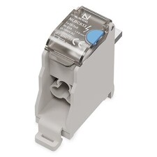 NORDEL NLBC 633 (16-3x6) Svorka rozbočovací / připojovací vstup: 16mm2, výstup: 3x6mm2, Al/Cu, 63A, 1000V/AC, 1500V/DC, IP20