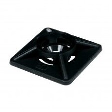 GPH VCU 19x19 Úchytka k vázací pásce samolepící černá