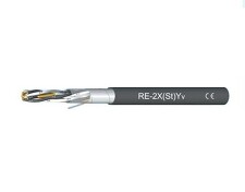 RE-2X(St)Yv 2x2x1,3 Sdělovací kabel, páry stíněny dle EN 50288-7 černá *0320126