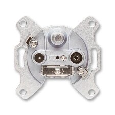 EMOS J0240 Satelitní zásuvka EU3303 TV+R+SAT koncová