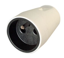 KOPP 1808.0200.5 Zásuvka spojovací arktis 16A/230V~ ČSN