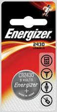 ENERGIZER CR2430 2ks v balení - Lithiová knoflíková baterie *ECR019