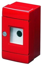 GEWISS GW42204 Skříňka pro nouzové tlačítko s otvorem 22mm, IP55, červená
