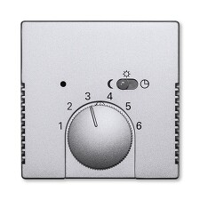 ABB 2CKA001710A3669, FUTURE Kryt termostatu prost., otočný; AL stříbrná; 1795-83